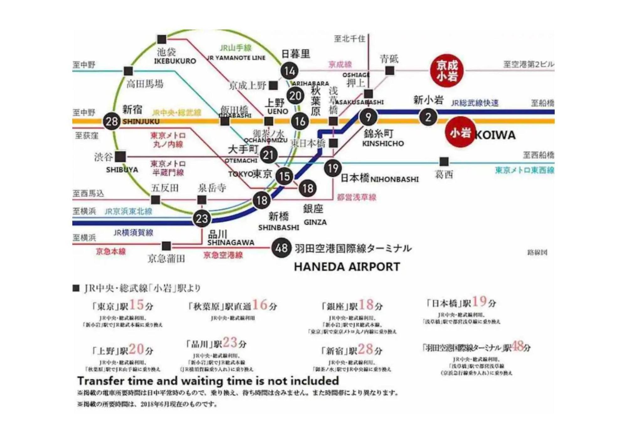 Jr 66Sqm 1F Family Suite 2Ldk Jr Koiwa-Keisei Koiwa-Asakusa-Oshiage-Shinjuku-Ueno Токіо Екстер'єр фото